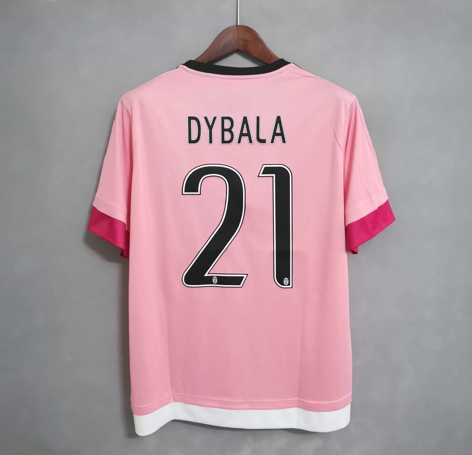 15-16 Juventus away pink Retro Football Jersey S-2XL 1