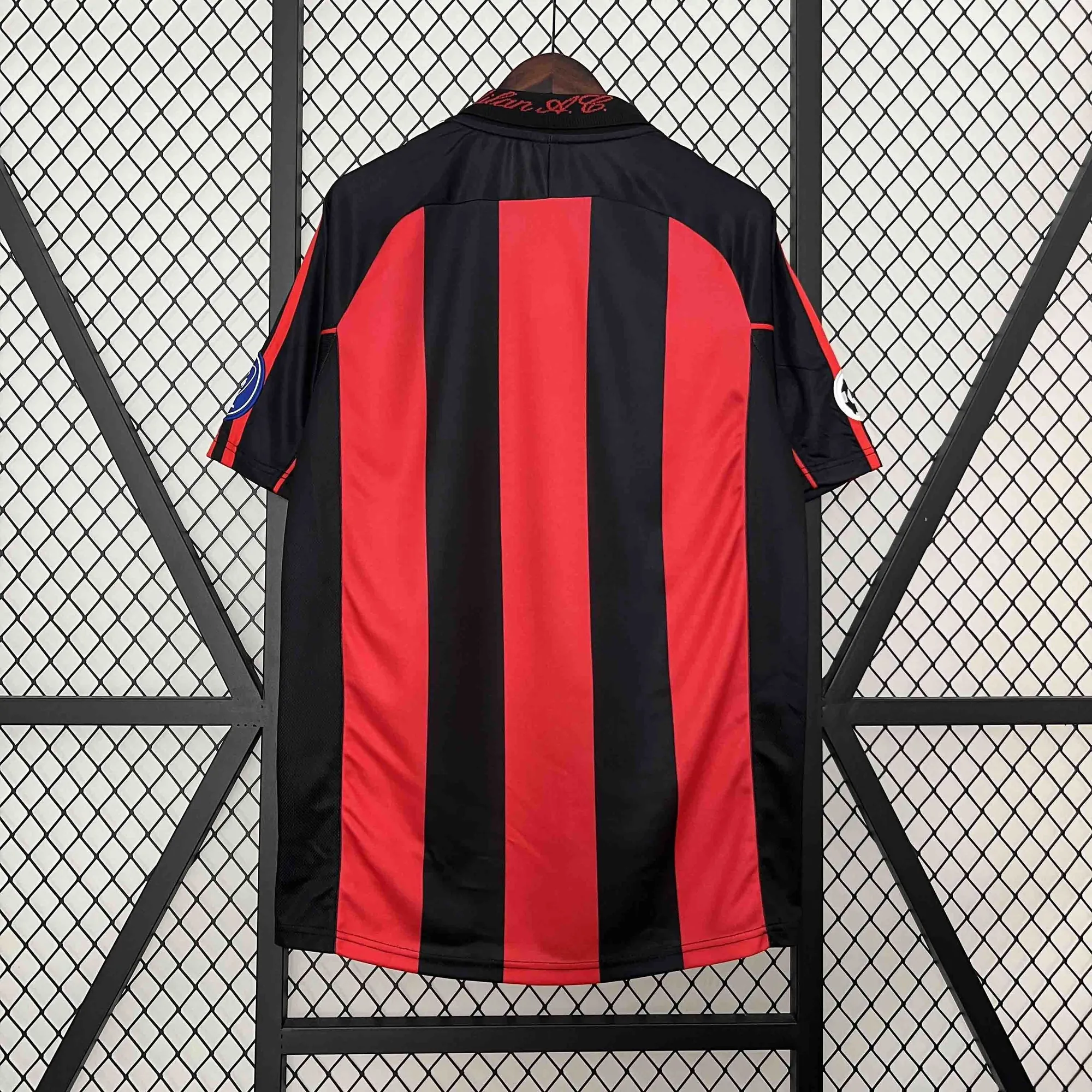 00-01 AC Milan Home Retro Kit Vintage Shirt Best Wholesale Yupoo 5