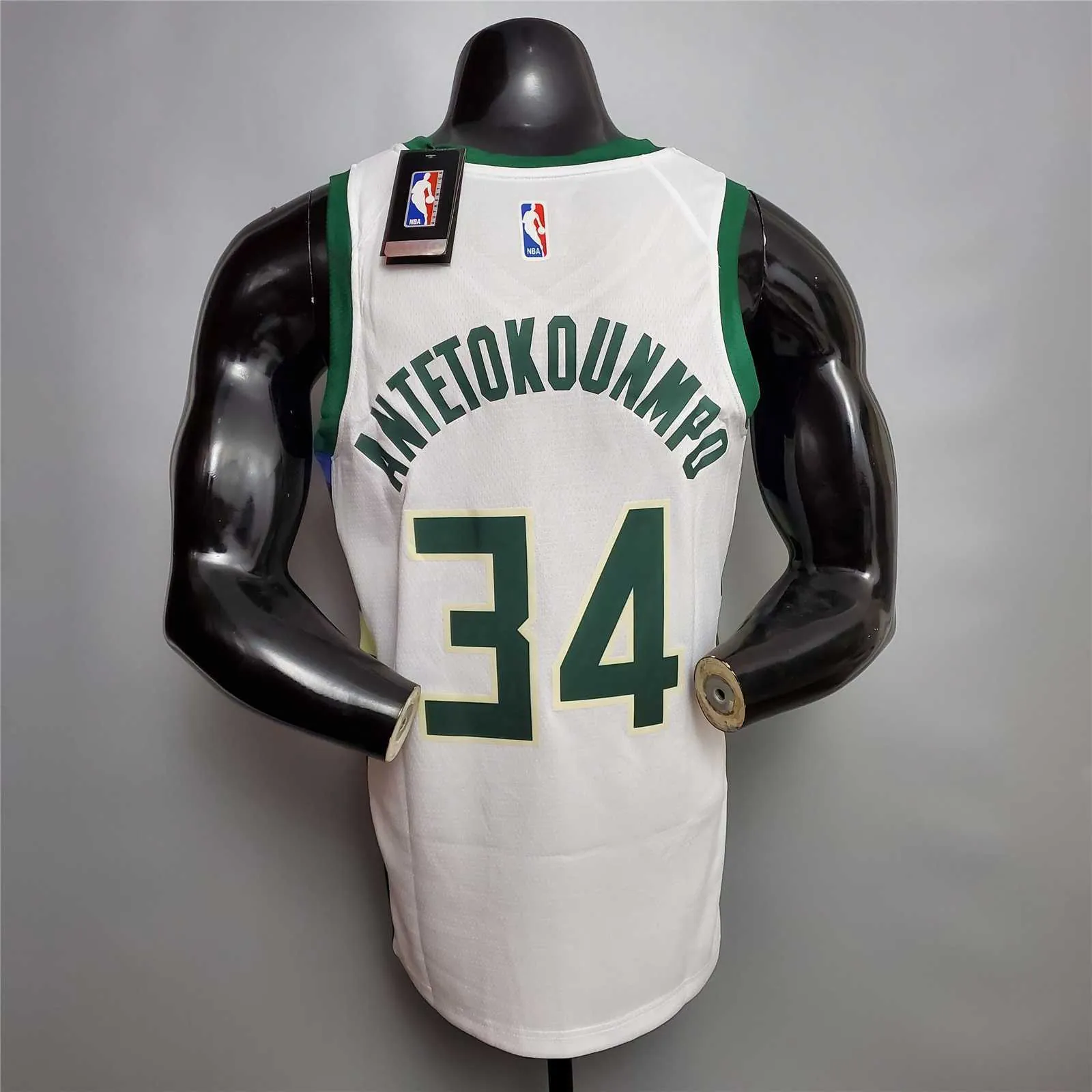Antetokounmpo#34 Bucks white 9