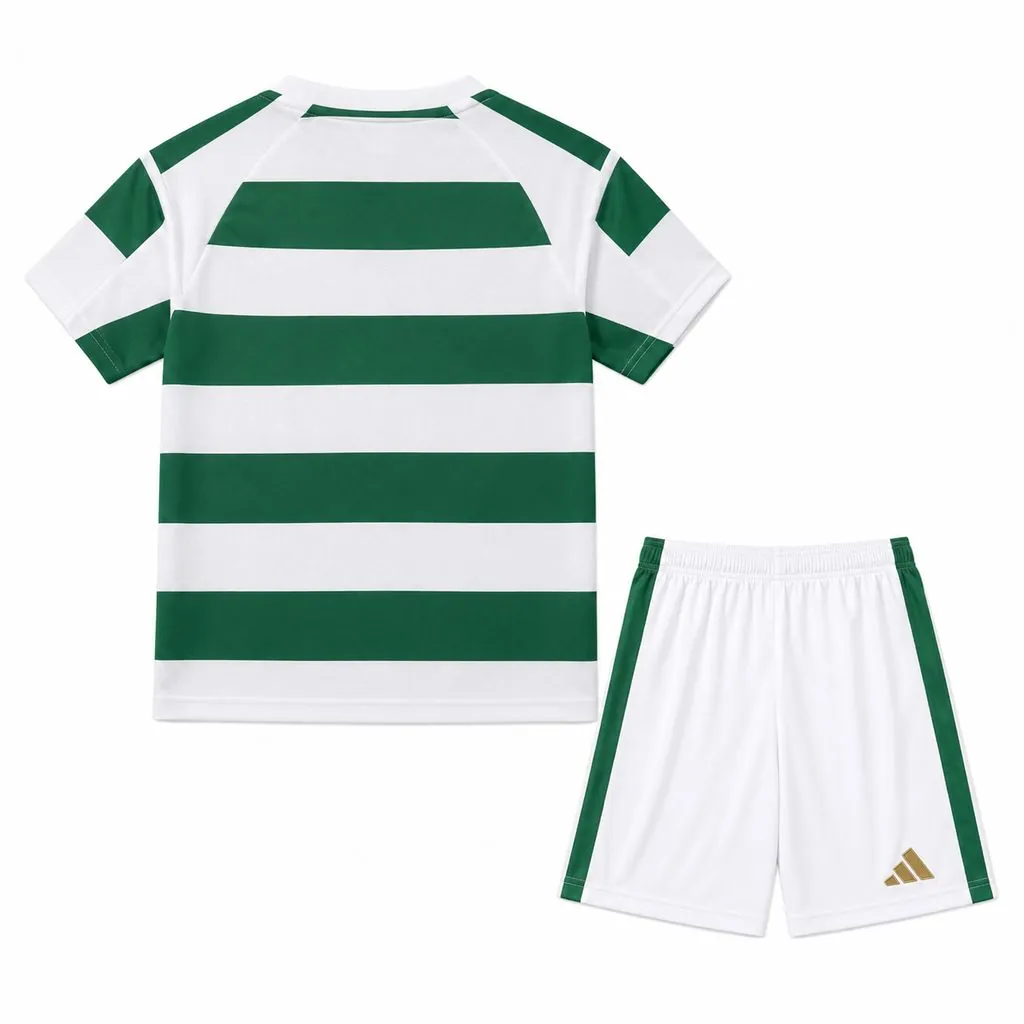 26-27 Celtic Home Kid Kits Youth Football Apparels AAAAJersey Supply Yupoo 4 2