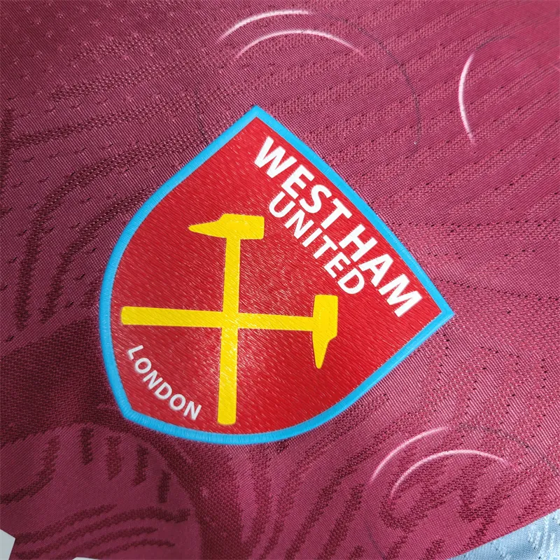 23-24 West Ham Home Player Version Size S-XXL Soccer Jerseys 2