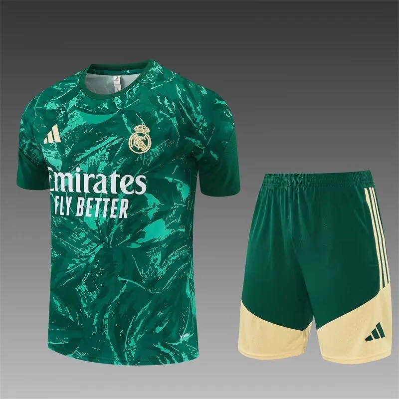 26-27 Real Madrid Mens Kit Green Camouflage Training Suit Yupoo 6 2