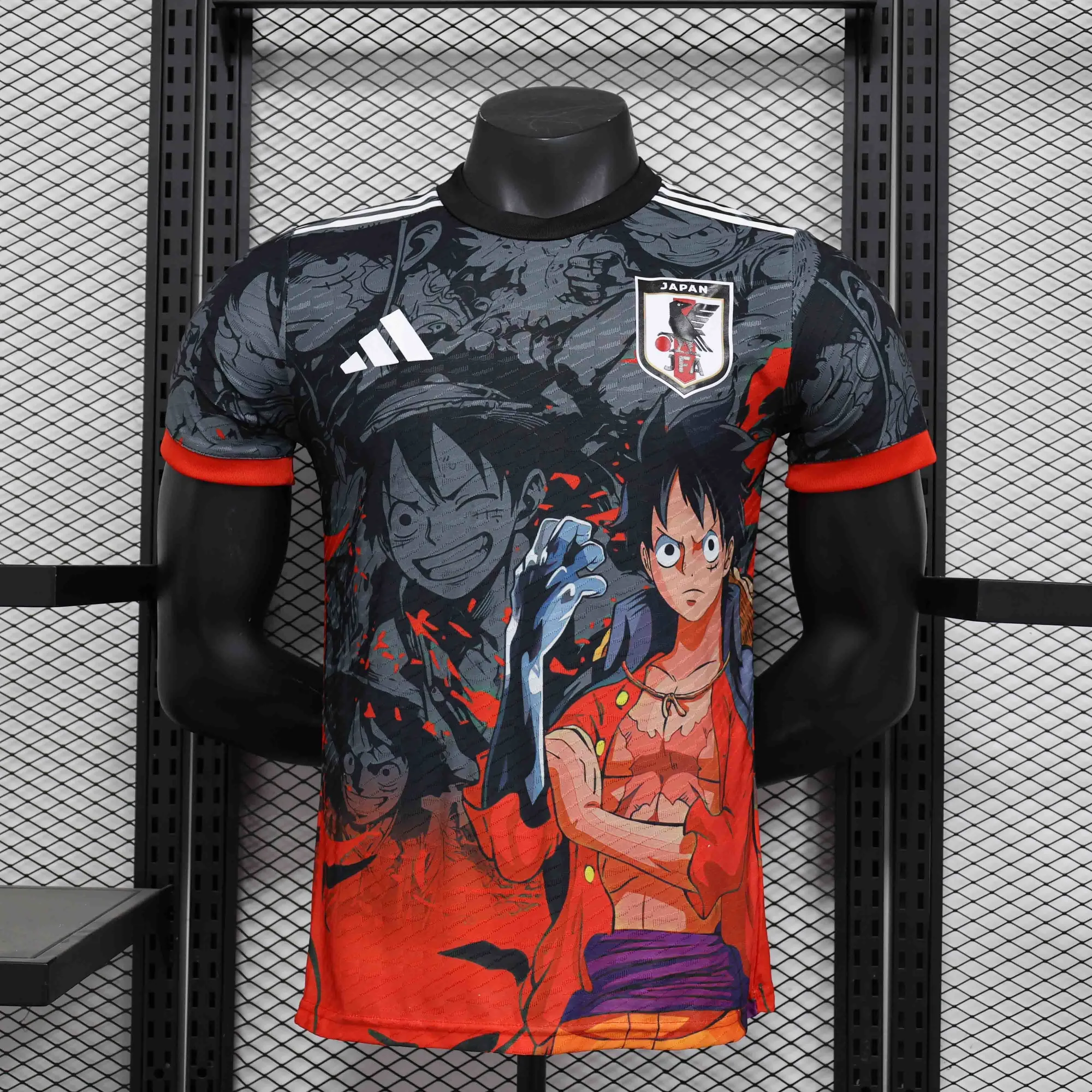 2024 Japan Luffy One Piece Red Special Edition Player Version Shirt AAAAJersey Supplier Yupoo 2