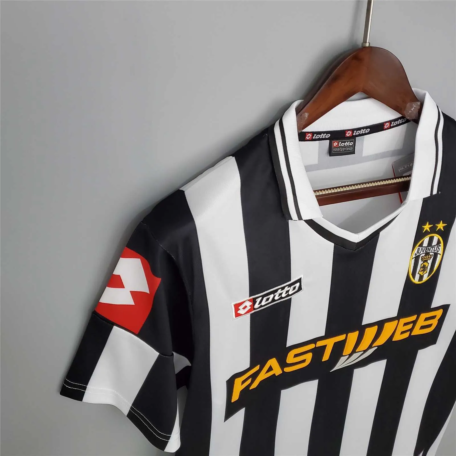 01-02 Juventus home jersey retro football shirt S-2XL 8