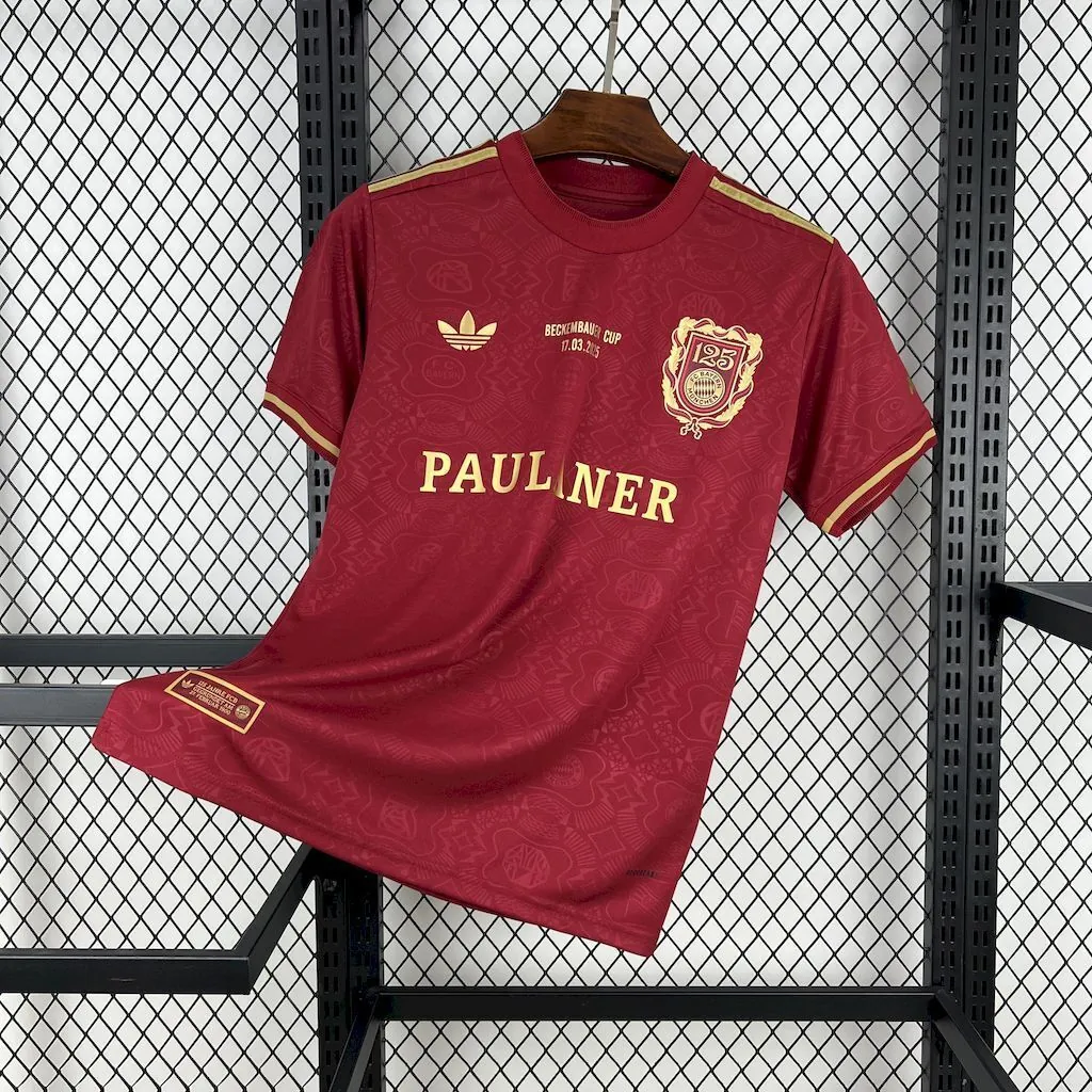 25-26 Bayern Munich 125 Anniversary Beckenbauer Cup Shirt Football Tee AAAAJersey Supply Yupoo 4