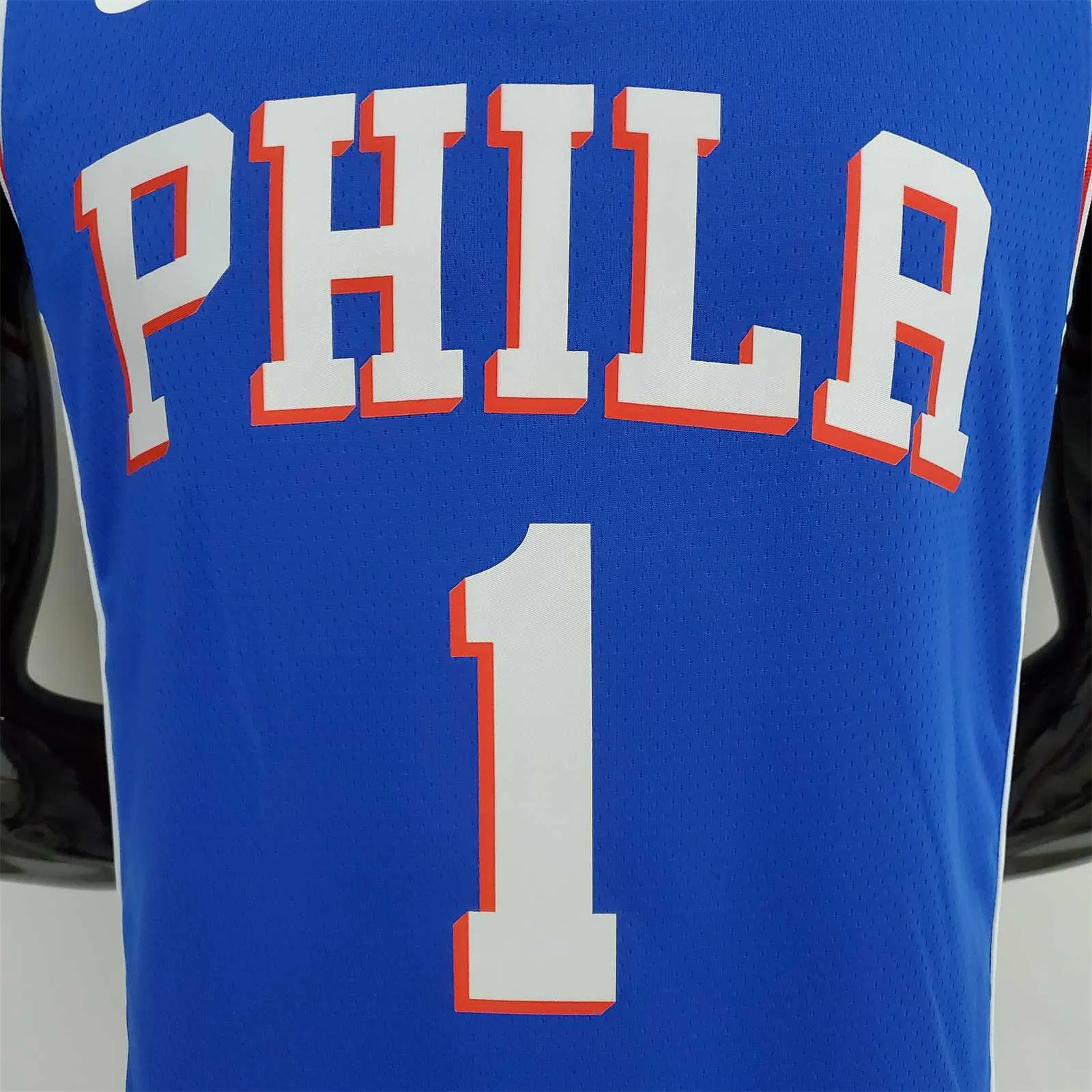76ers Harden #1 V-Neck Blue 8