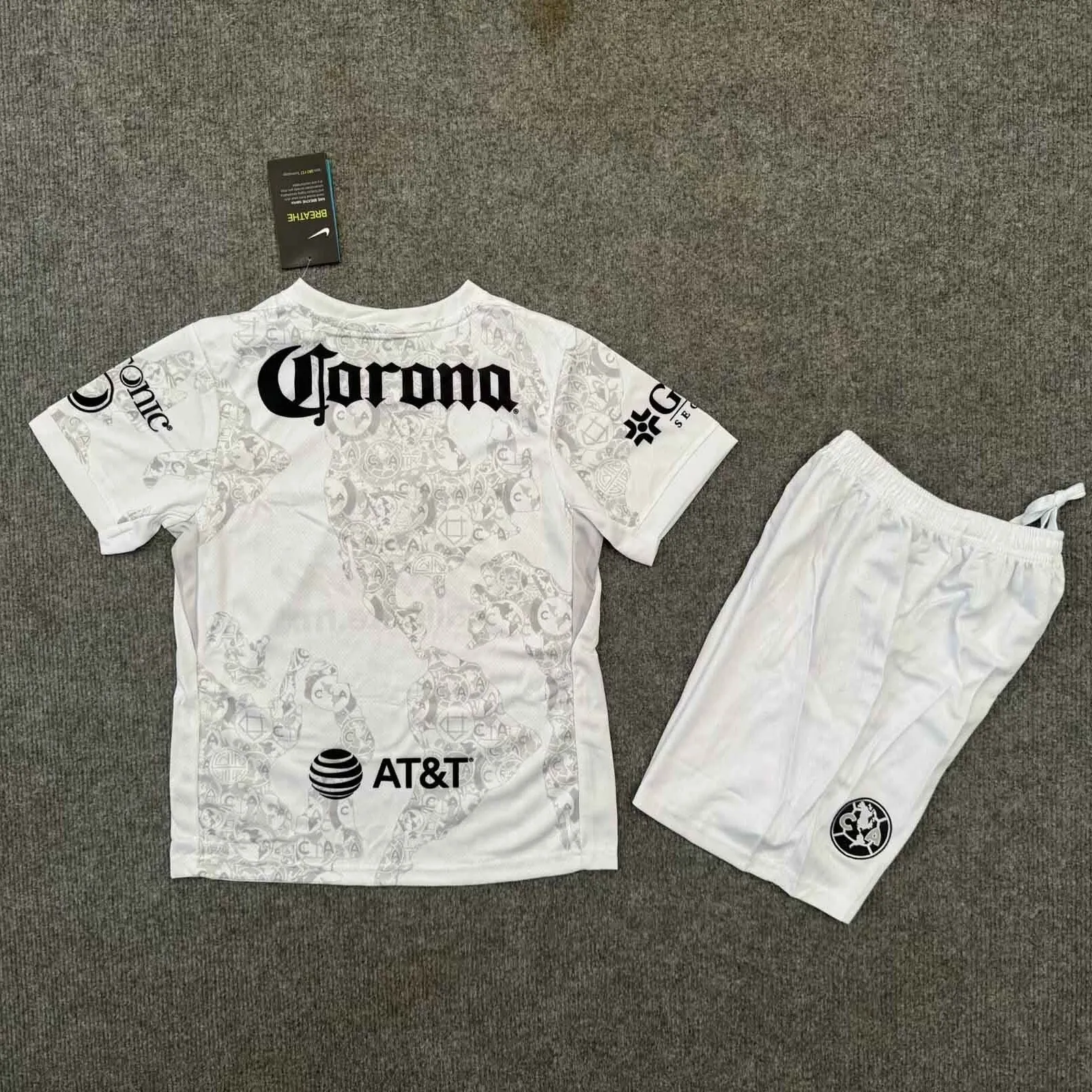 24-25 Club America Third Kid Kits Youth Apparels AAAAJersey Supply Yupoo 1