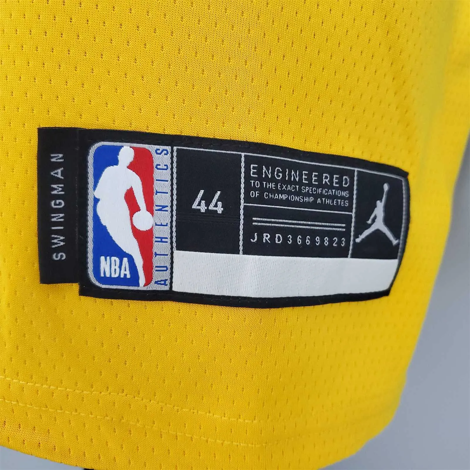2021 MITHCELL#45 Jazz JORDAN theme yellow 3