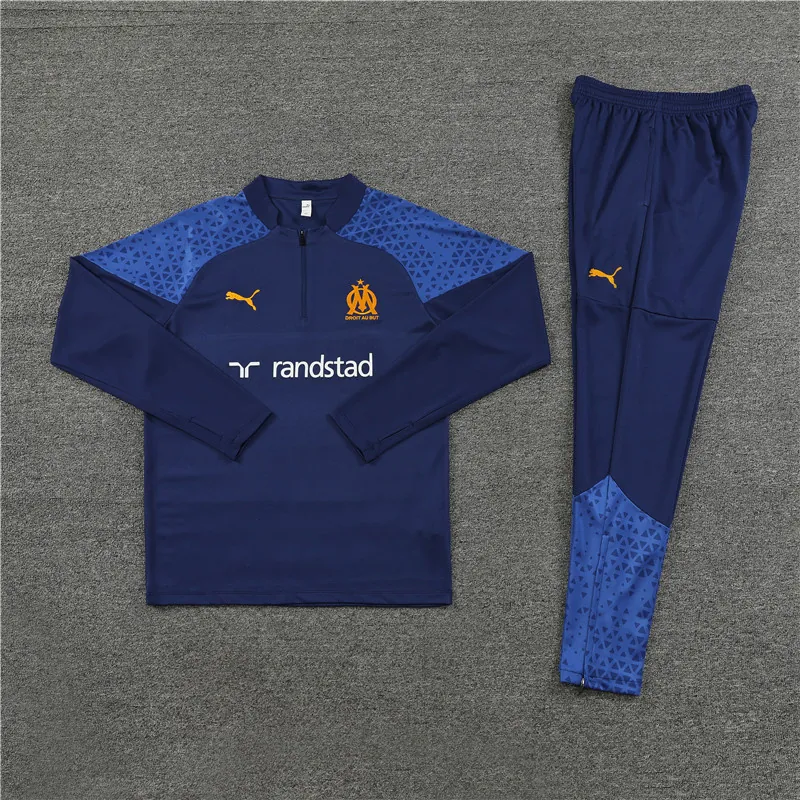 23-24 Marseille Long Sleeve Training Suit Yupoo 2