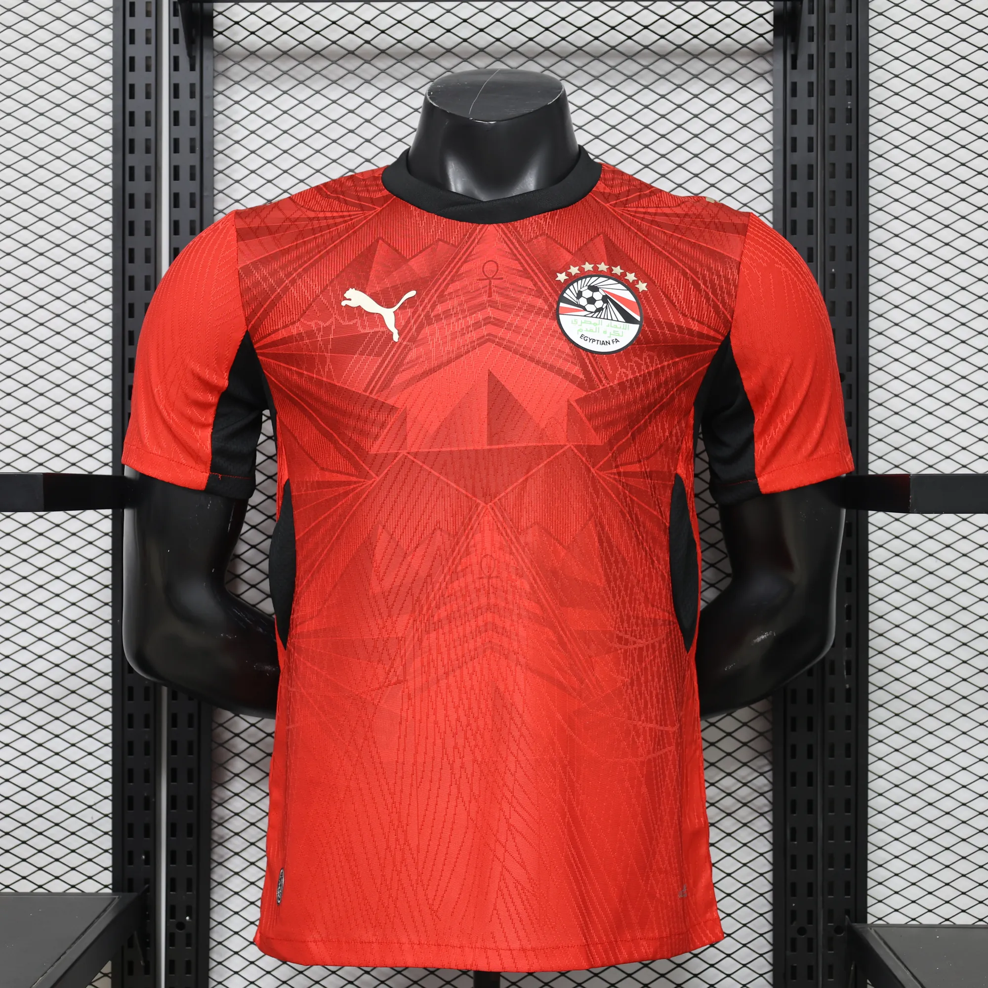 2026 Egypt World Cup Mens Home Kit Soccer Player Version T-Shirt AAAAJersey Supply Yupoo 9 1