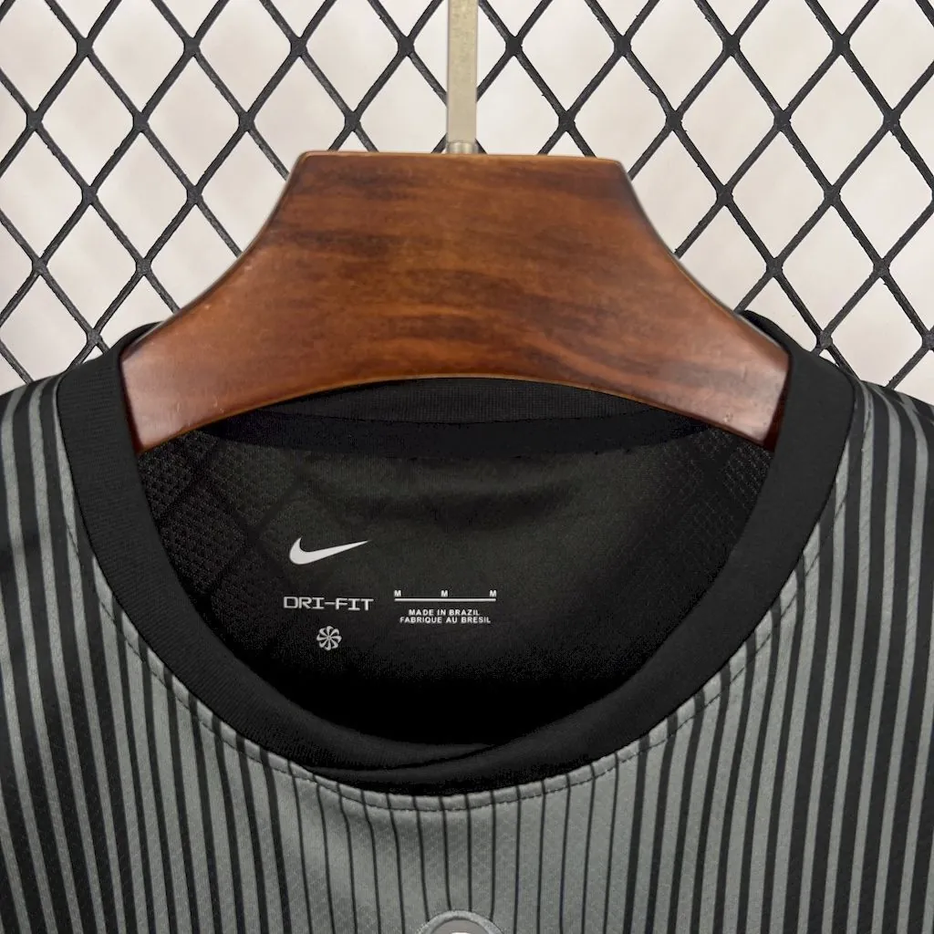 25-26 Corinthians Goalkeeper Black Shirt Soccer Apparels AAAAJersey Supply Yupoo 4
