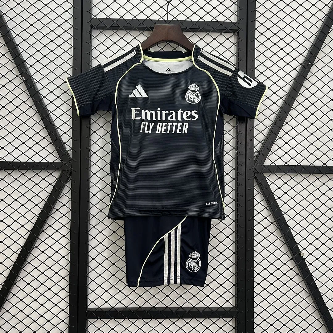 25-26 Real Madrid Away Kid Kits Youth Apparels AAAAJersey Supply Yupoo 9