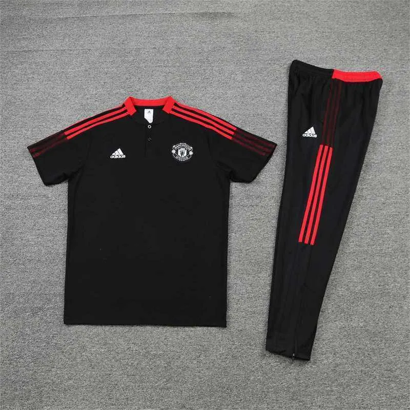 Manchester United Polo black red-three sides 8