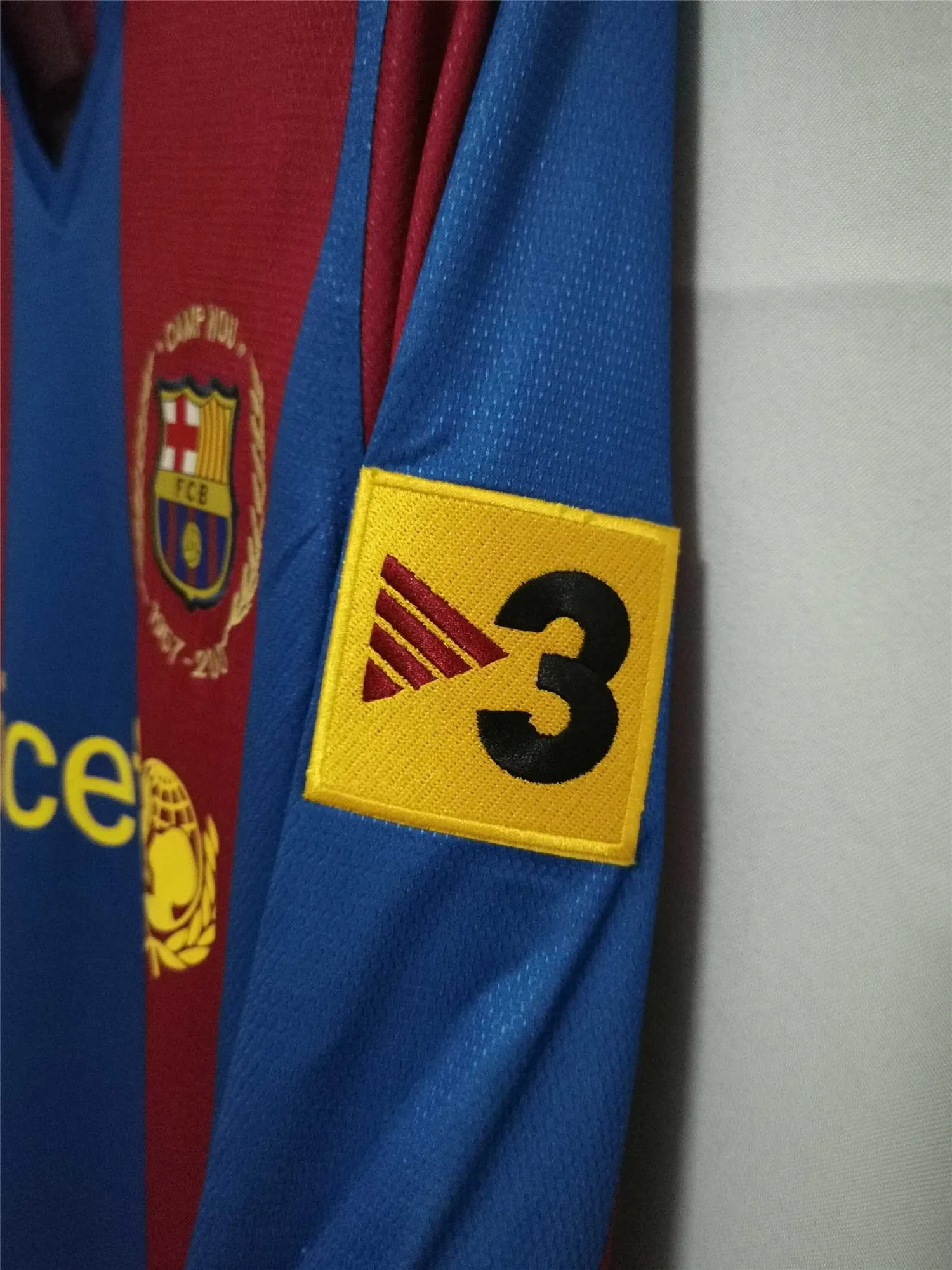 07-08 Barcelona home long sleeves 6