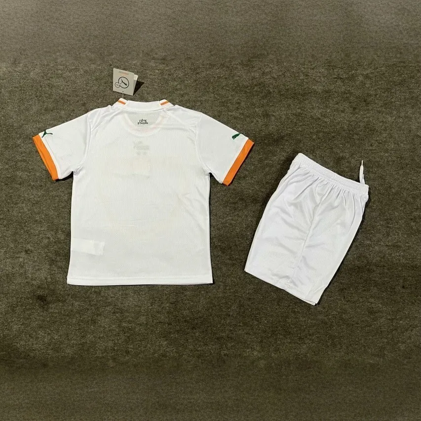 2023 Ivory Coast Away Kid Kits Children Sets Football AAAAJersey Yupoo 1