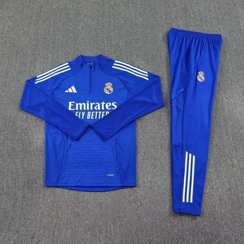 25-26 Real Madrid Training Blue Kit Soccer AAAAJersey Supply Yupoo 5