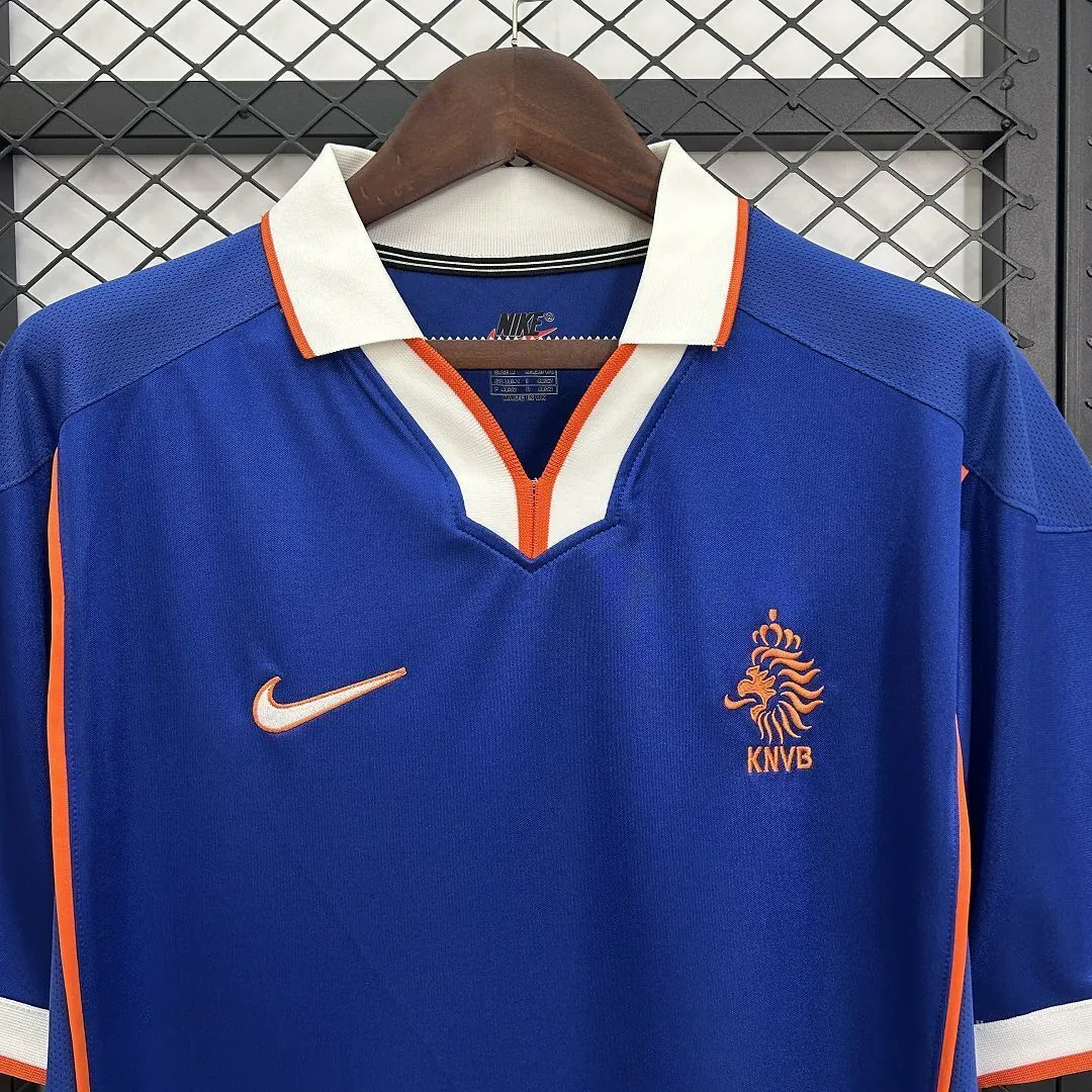 1998 Netherlands Home Retro Kit Vintage Shirt AAAAJersey Supply Yupoo 2