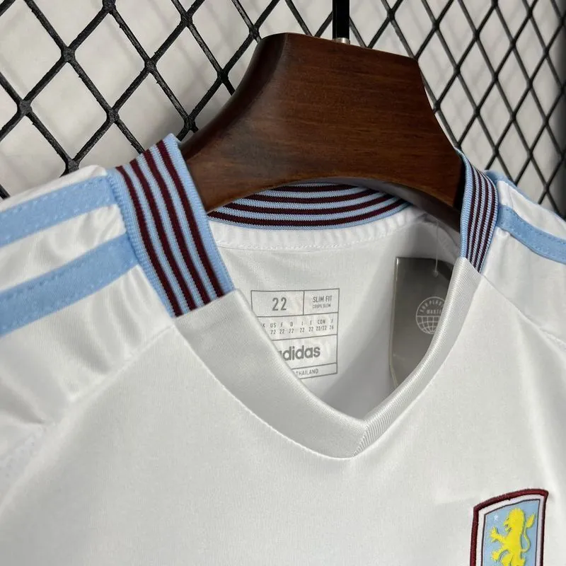24-25 Aston Villa Away Kid Kits Youth Apparels Football AAAAJersey Yupoo 3