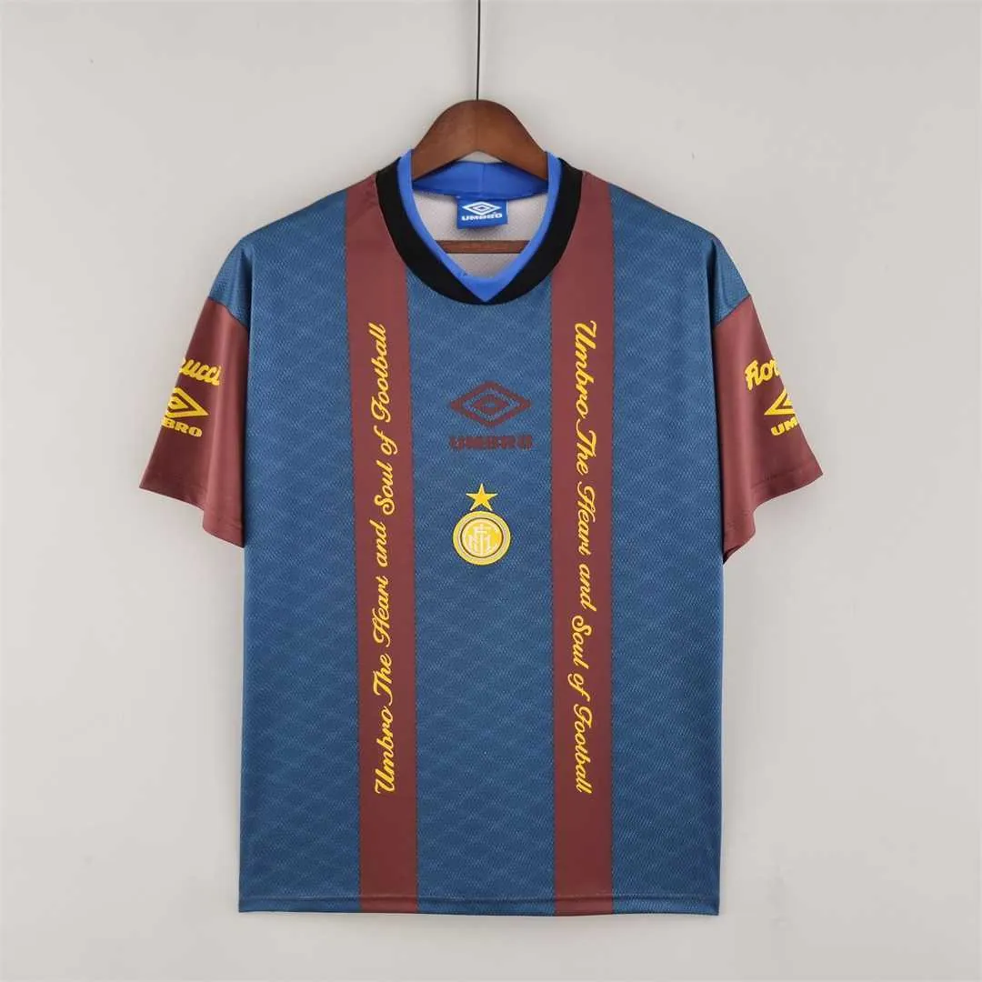 94-95 Inter Milan training suit red blue 8