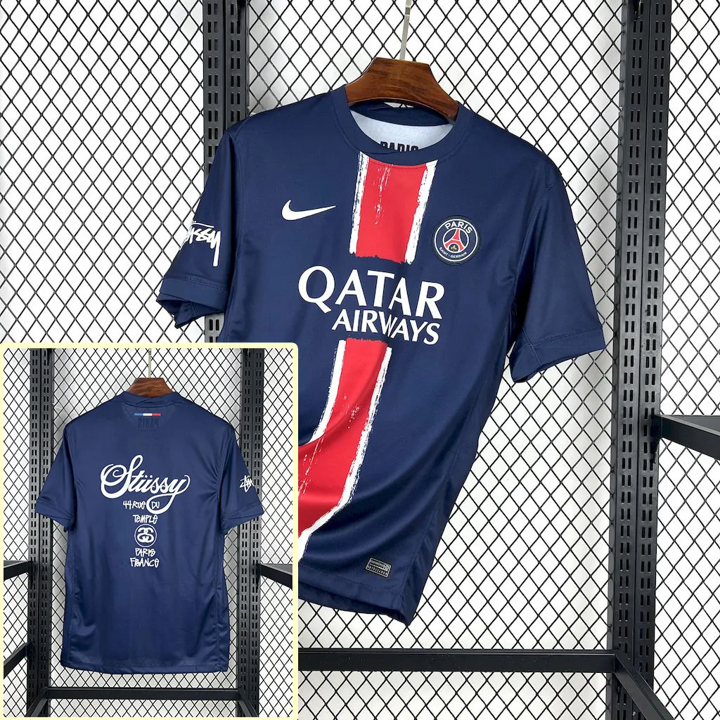 24-25 PSG Home Champions of Europe 2025 Kit Football T-Shirt AAAAJersey Wholesale Yupoo-1 10