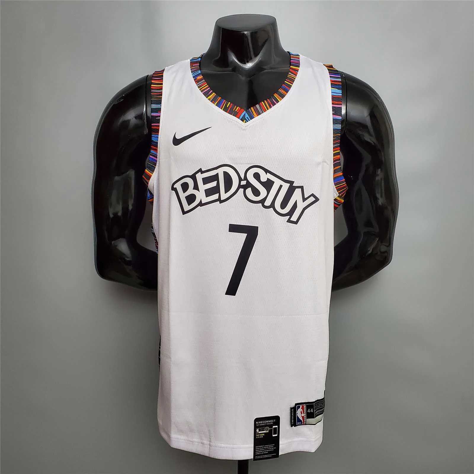 Durant #7 Brooklyn Nets City version white 8