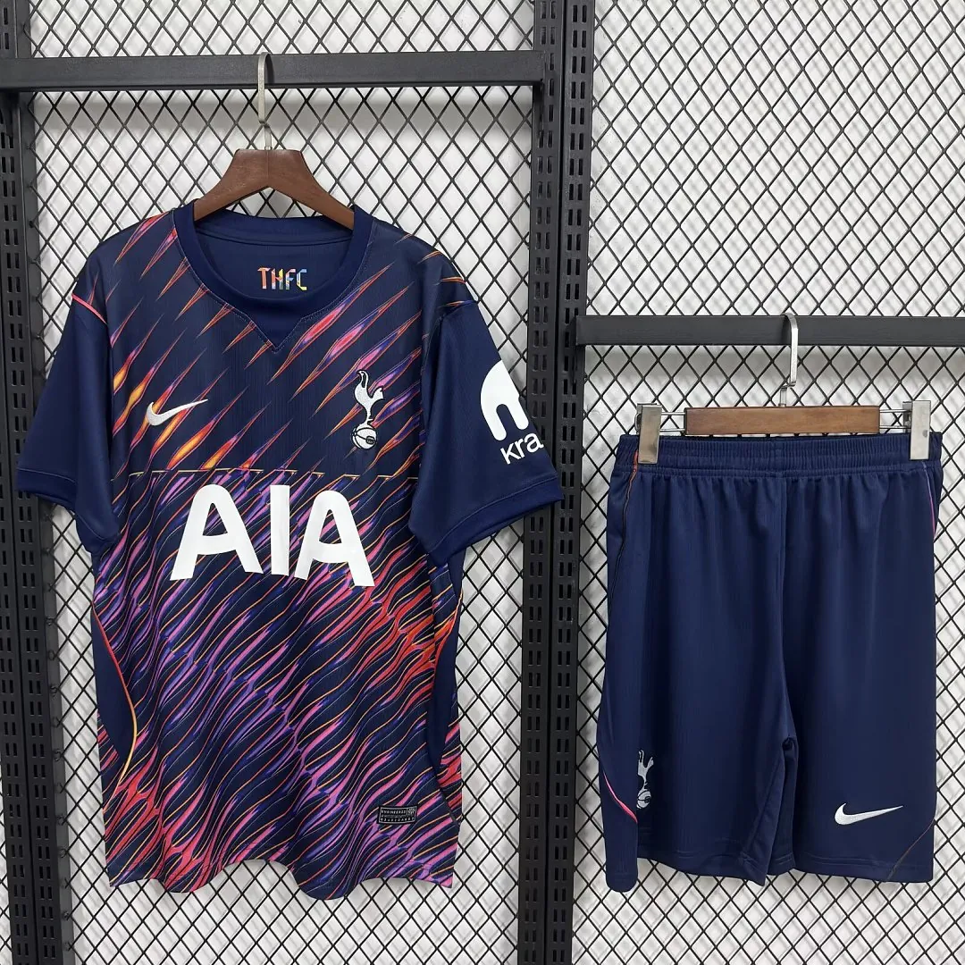 26-27 Tottenham Hotspur Away Kid Kits Youth Football Apparels AAAAJersey Supply Yupoo 2 2
