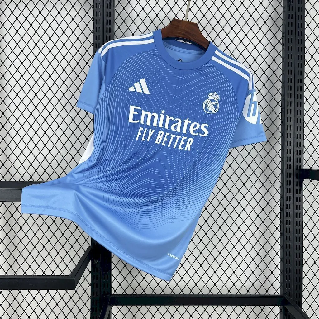 25-26 Real Madrid Blue Goalkeeper Shirt Football Uniforms AAAAJersey Supply Yupoo 6