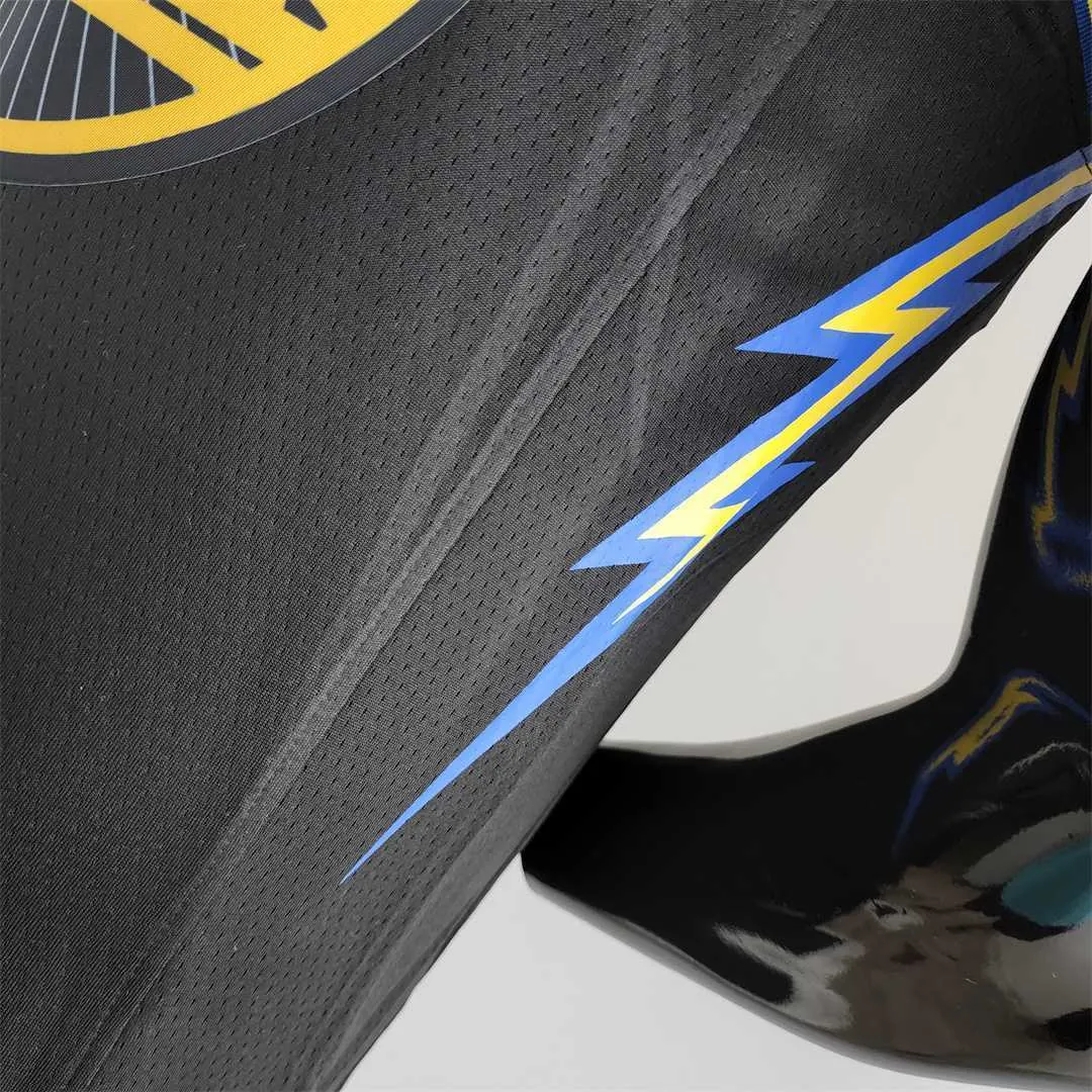 2022 75th Anniversary KUMINGA #00 Warriors City Edition Black NBA Jersey 6