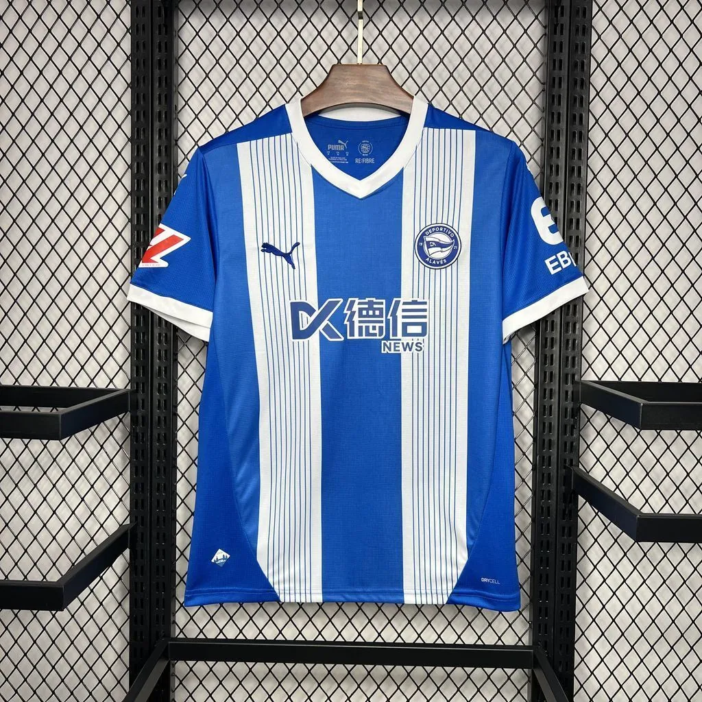 24-25 Alaves Home Kit Football Wears Sport AAAAJersey Yupoo 7