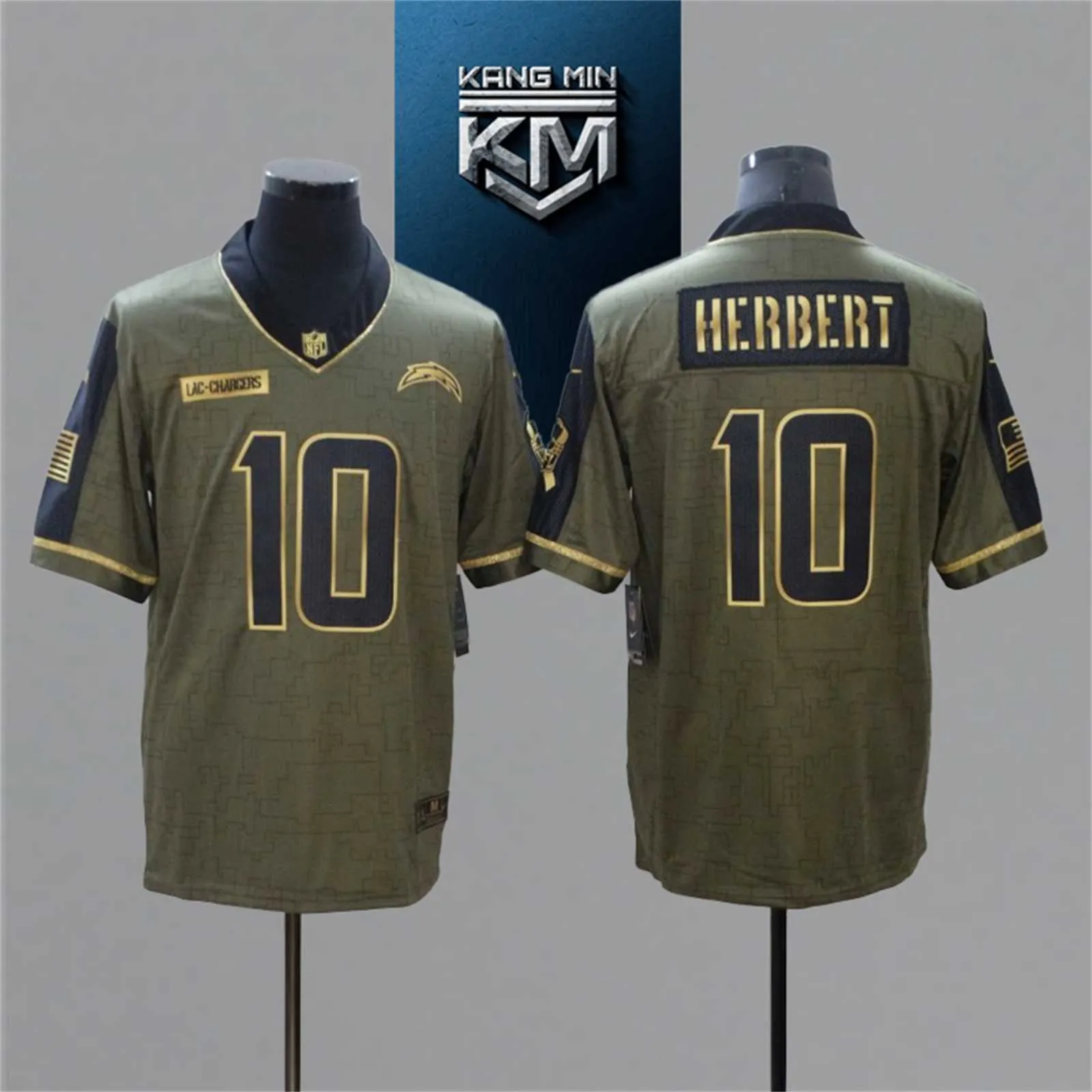 2021 New Tribute Gold Edition NFL Jersey 3