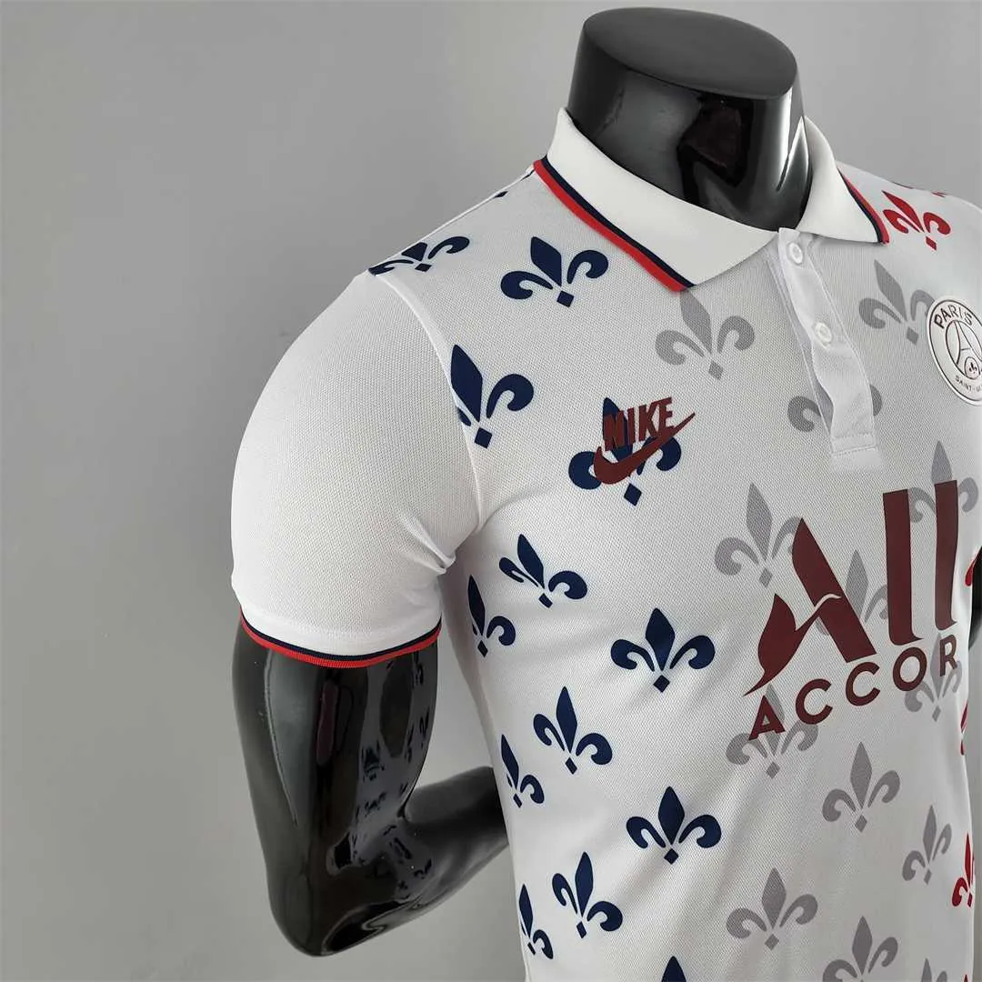 22-23 PSG Co-branded version white POLO 5