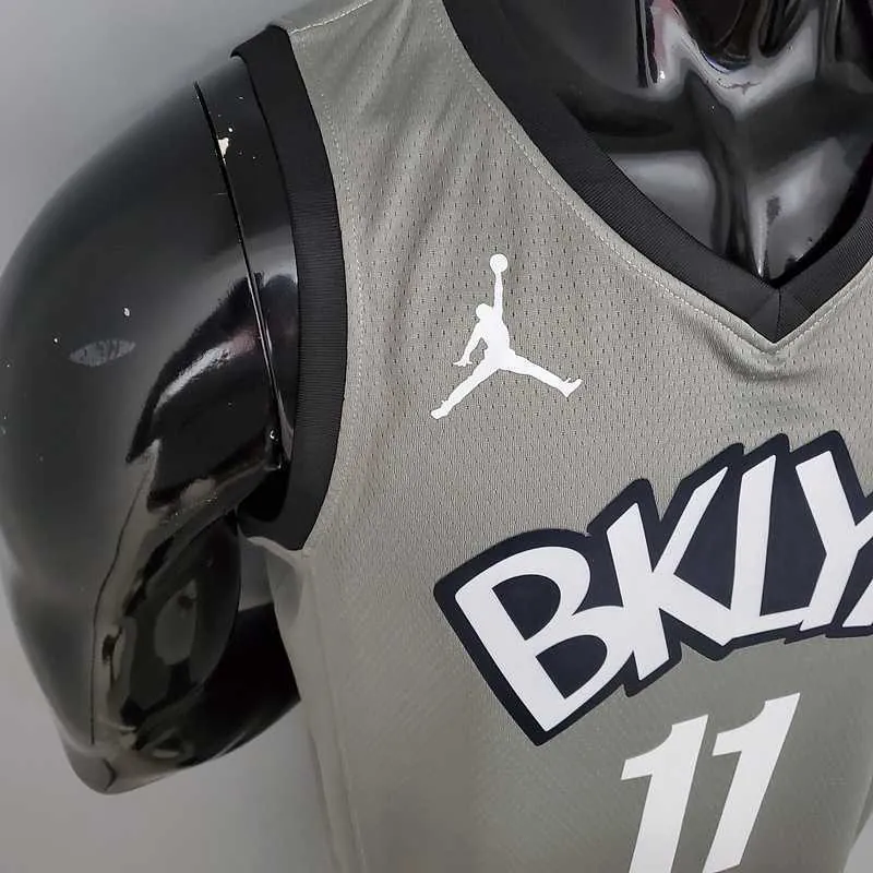 Irving #11 Brooklyn Nets City Edition Gray 4