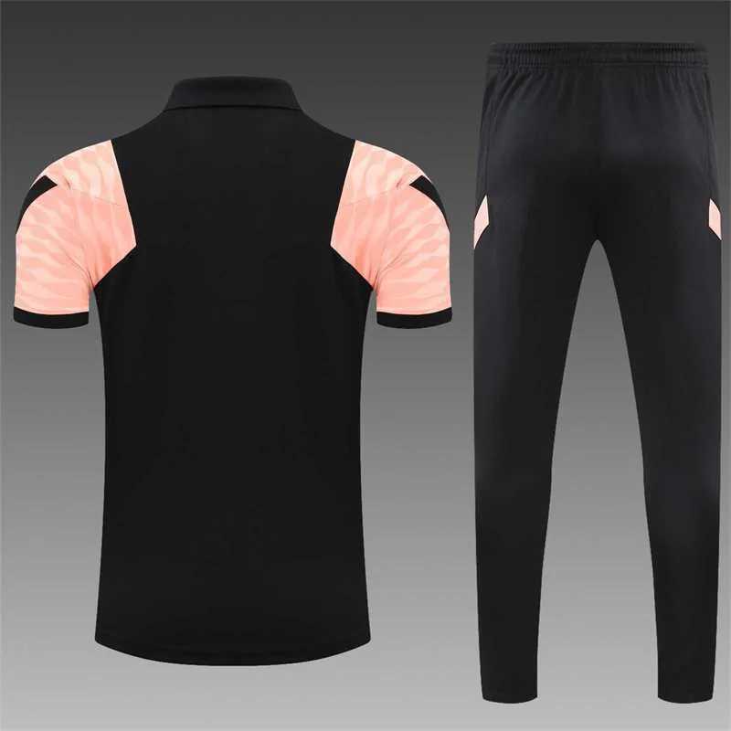 Polo PSG black pink-sleeves 15