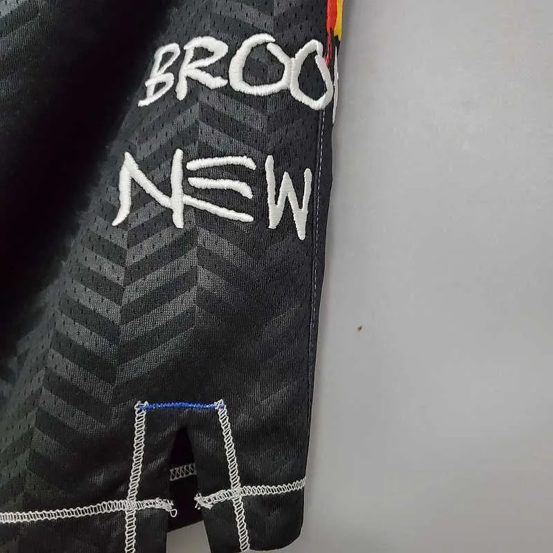 Brooklyn Nets NBA Shorts City Edition Black 6