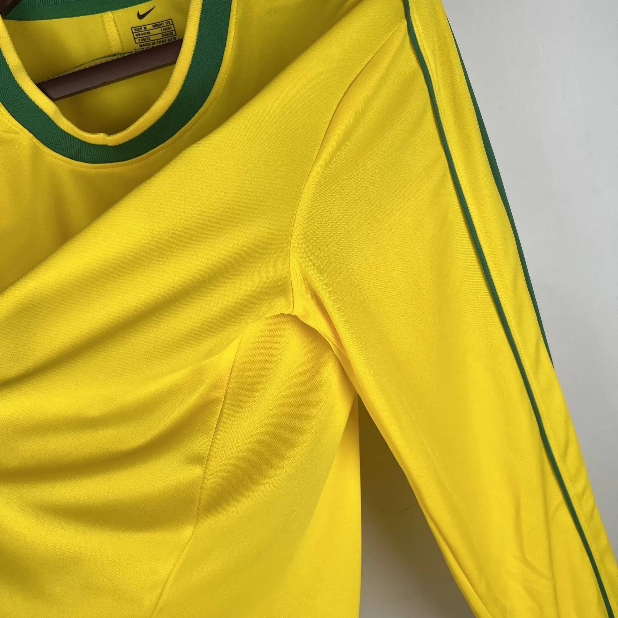 1998 Retro Long Sleeve Brazil Home S-XXL 3