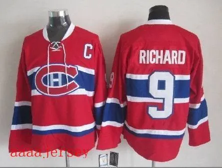 Montreal Canadiens retro ice hockey jersey M-3XL 蒙特利尔加拿大人复古冰球服 3
