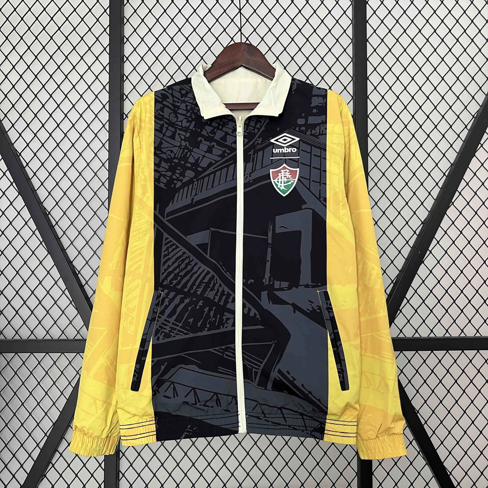 2024 Fluminese Trench Coat Reversible Windbreaker Double-Sides Jacket Soccer AAAAJersey Yupoo 8