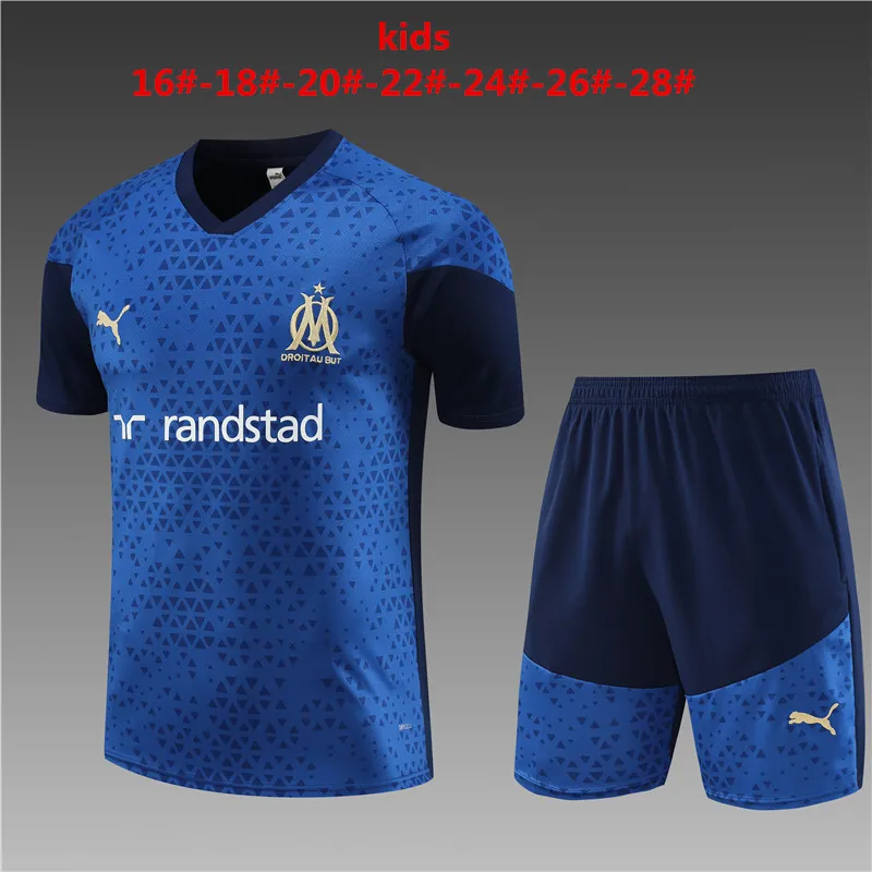 23-24 Marseilles Kids Soccer Jerseys Yupoo 2