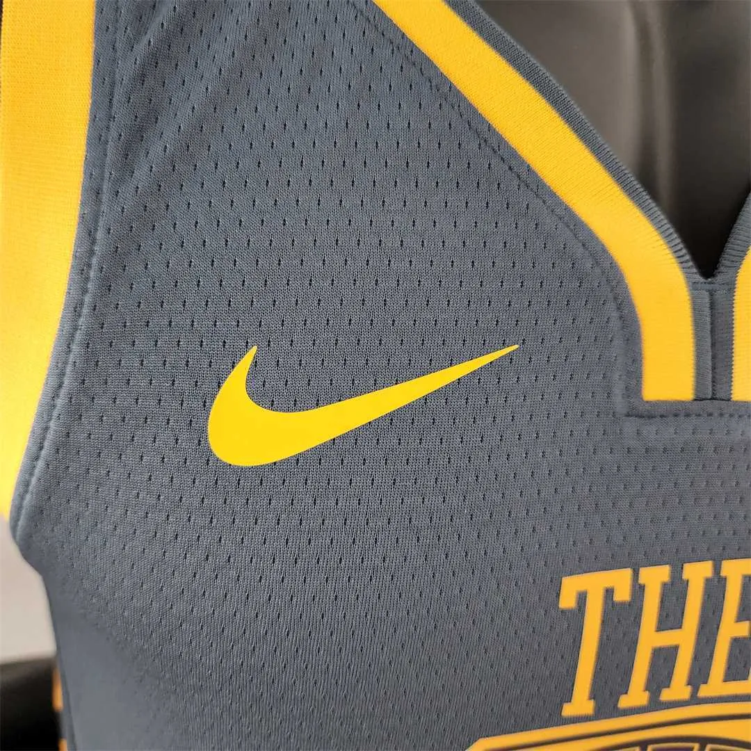 2018 HOMPSON #11 Golden State Warriors Grey NBA Jersey 2