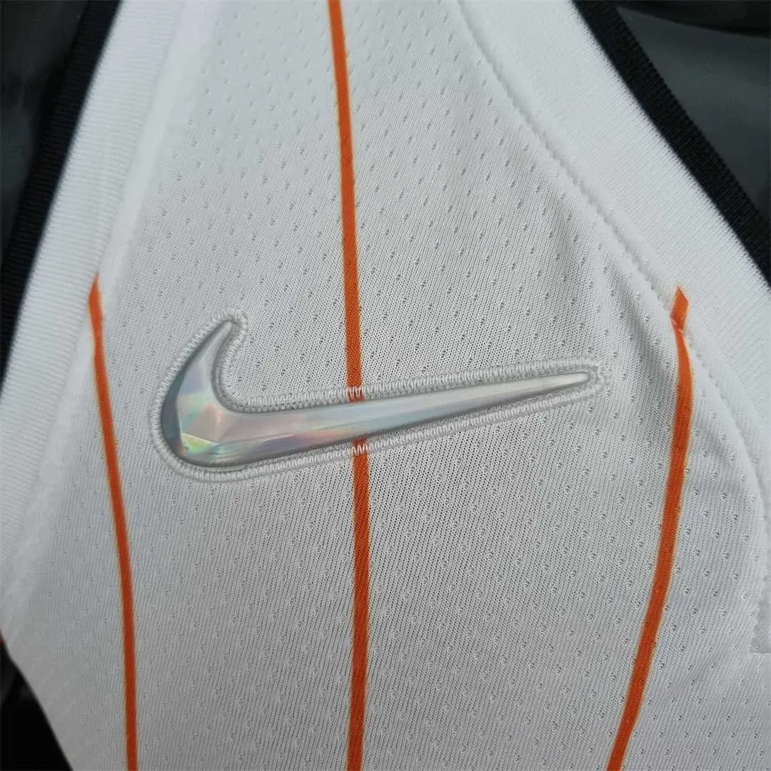75th Anniversary Orlando Magic Fultz #20 White Orange NBA Jersey 2