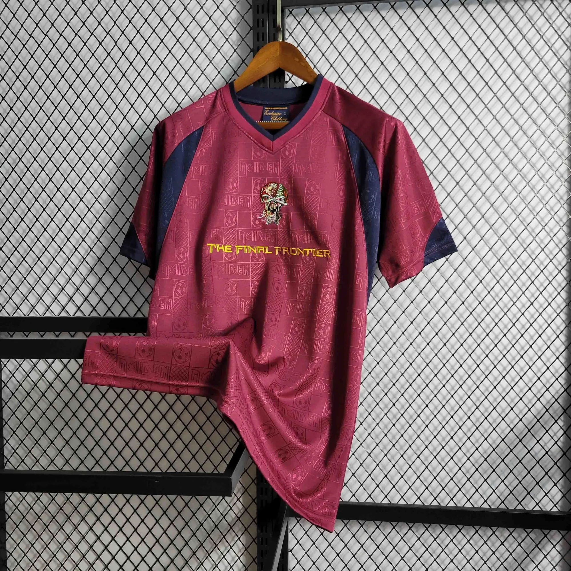 10-11 West Ham Iron Maiden Away Retro Kit Vintage Shirt Sport AAAAJersey Yupoo 4