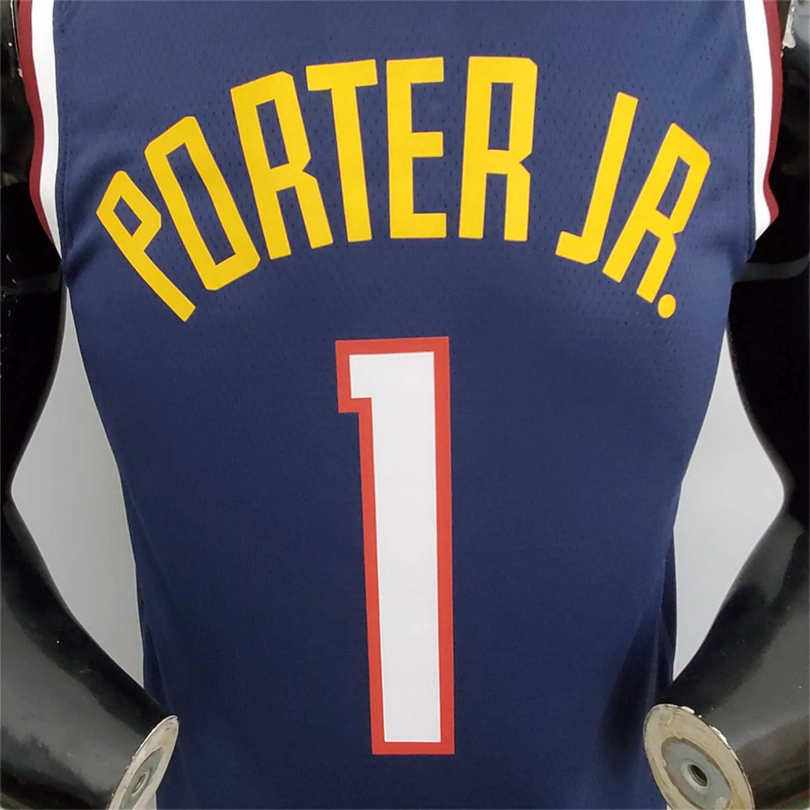 Nuggets Porter jr.#1 Navy Blue 3