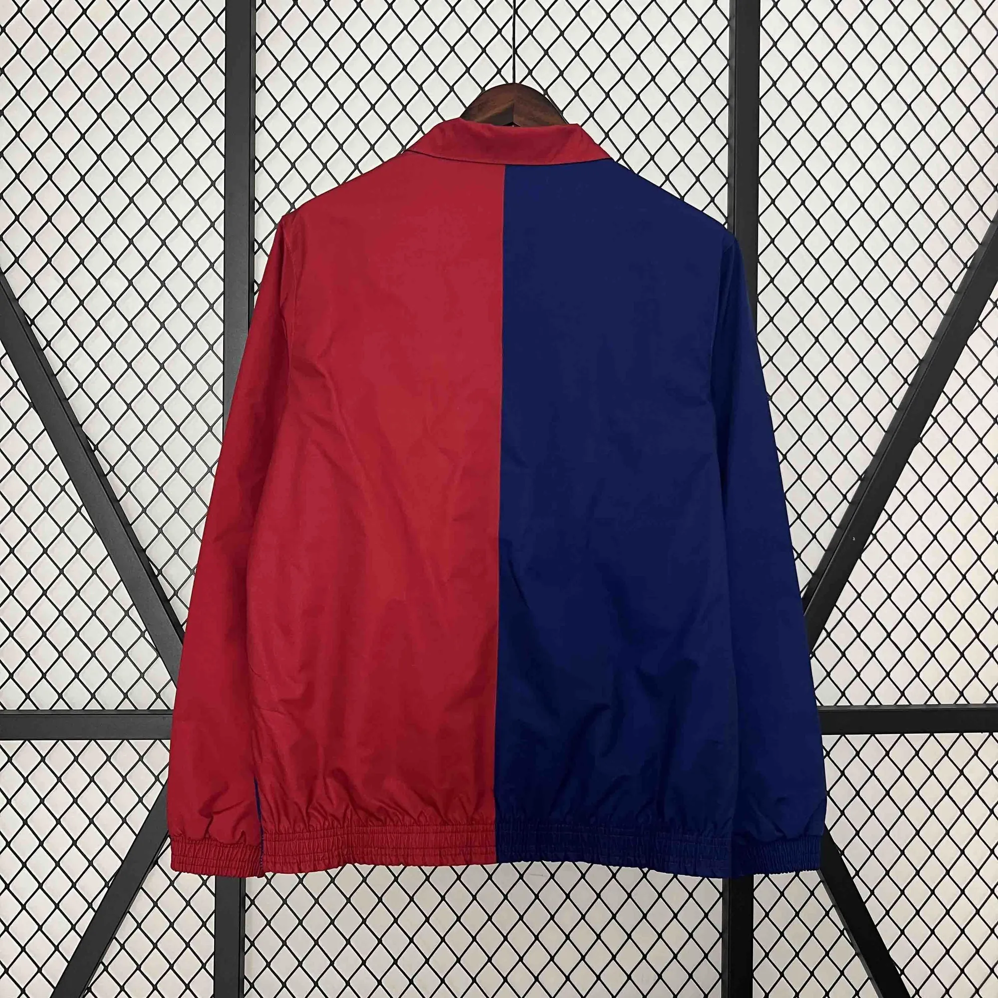 23-24 Barcelona Trench Coat Reversible Windbreaker Double-Sides Jacket AAAAJersey Yupoo 10
