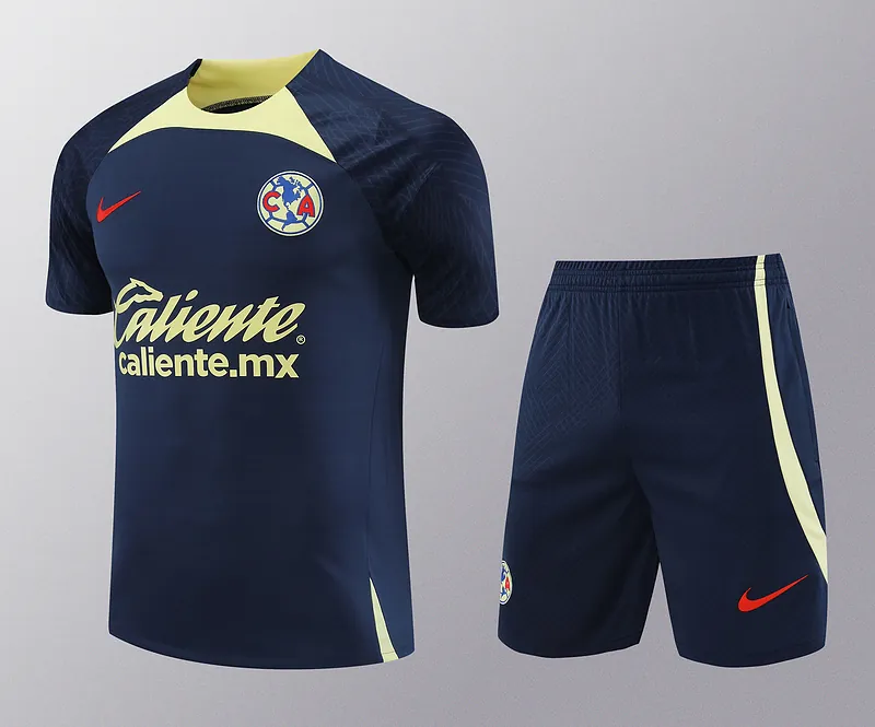 24-25 Club America Training Suits Navy Kits Soccer Jerseys Yupoo 3