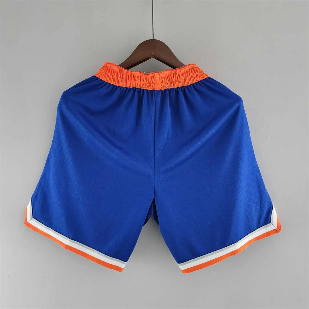 New York Knicks NBA Shorts Blue 2