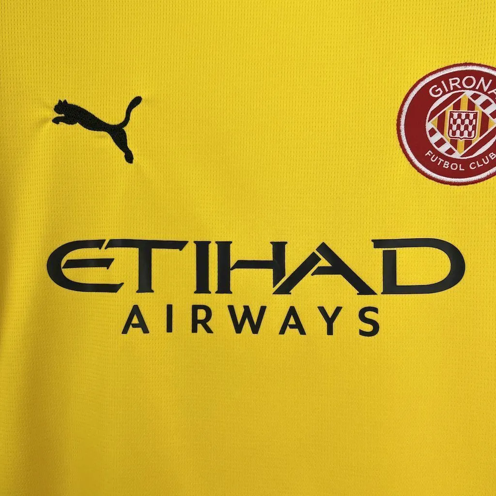 25-26 Girona Away T-Shirt Football Apparels Soccer AAAAJersey Yupoo 1