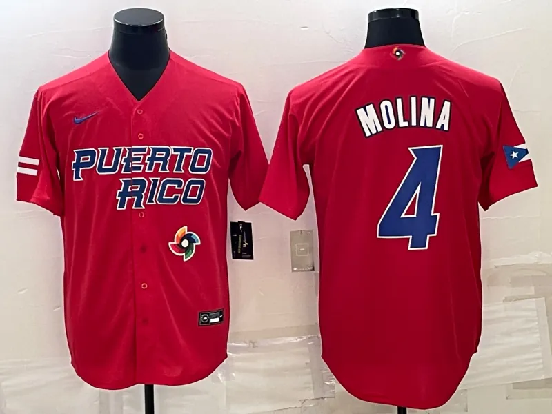 Puerto Rico 2023 World Cup Baseball Jerseys 19