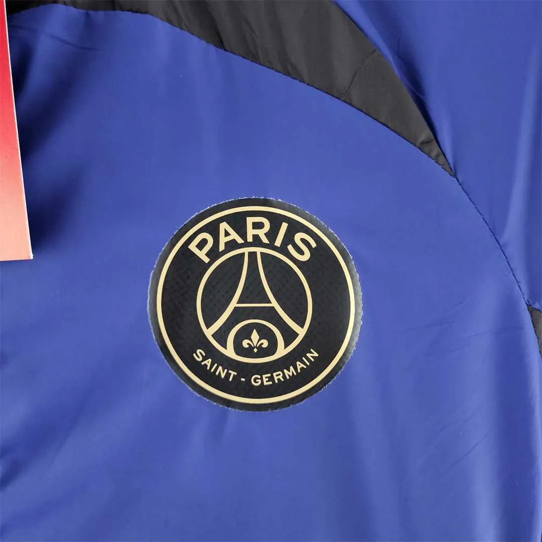 22-23 PSG Jordan blueblack Windbreaker 7