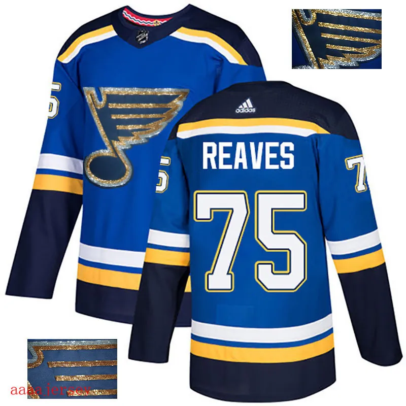 2018 St. Louis Blues ice hockey jersey M-3XL 圣路易蓝调队时尚亮片款冰球服 5