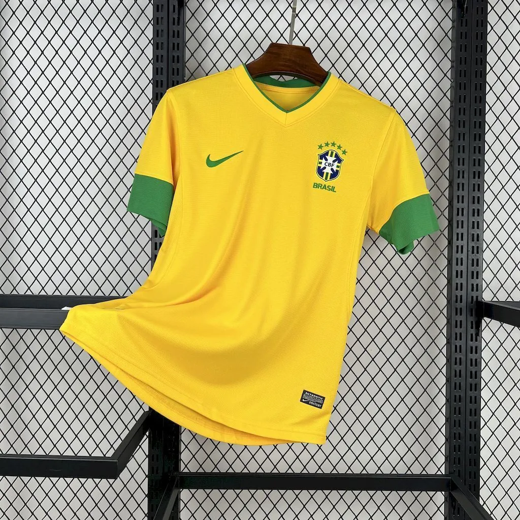 2012 Brazil Home Retro Kit Vintage Shirt AAAAJersey Supply Yupoo 6